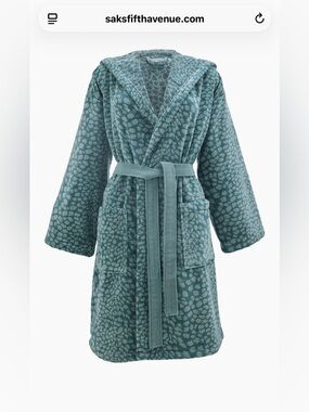 Anne De Solene Imaginaire Cotton Bathrobe NWOT